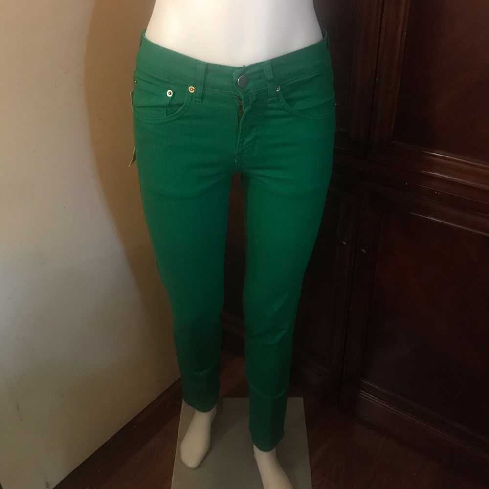 🆕 Neo Blue Green Skinny Jeans- Size 28W